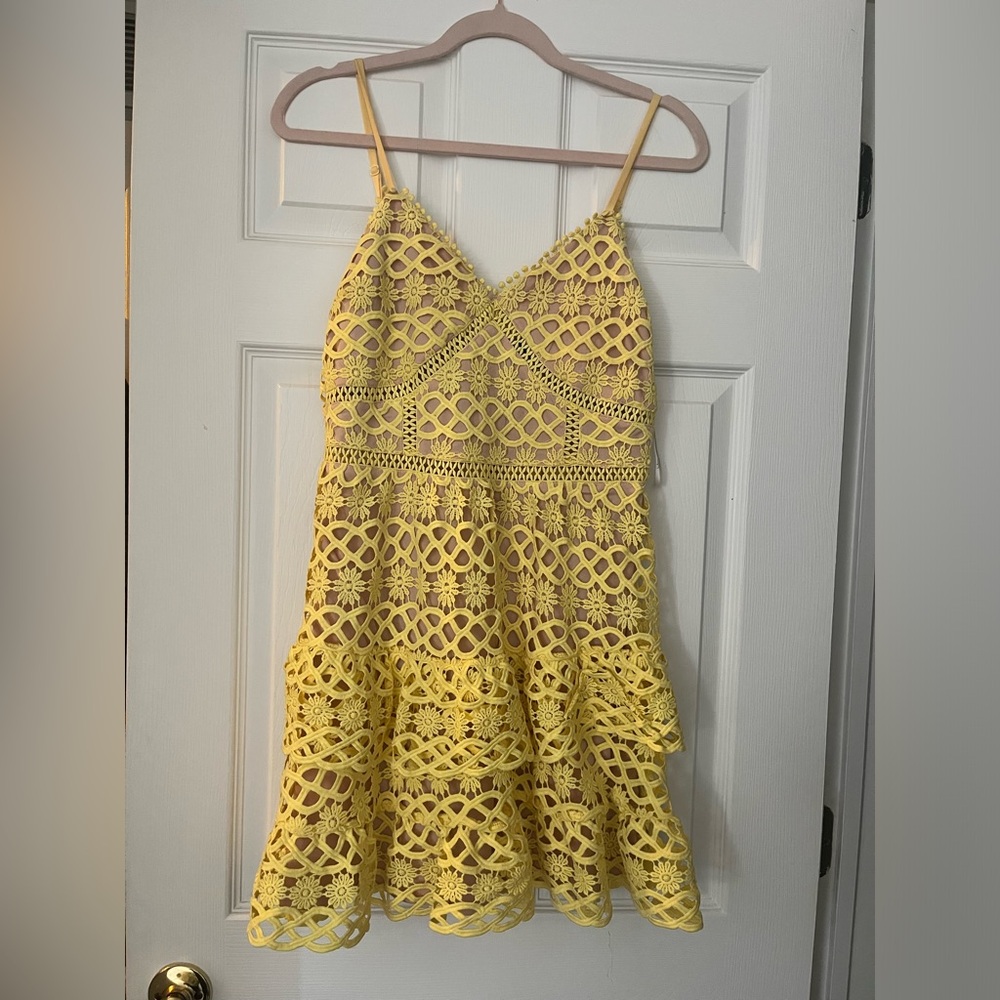 Yellow Mini dress